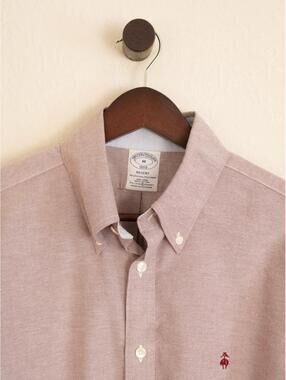 Brooks Brothers 1818 Regent Pink Oxford Button Down Dress Shirt